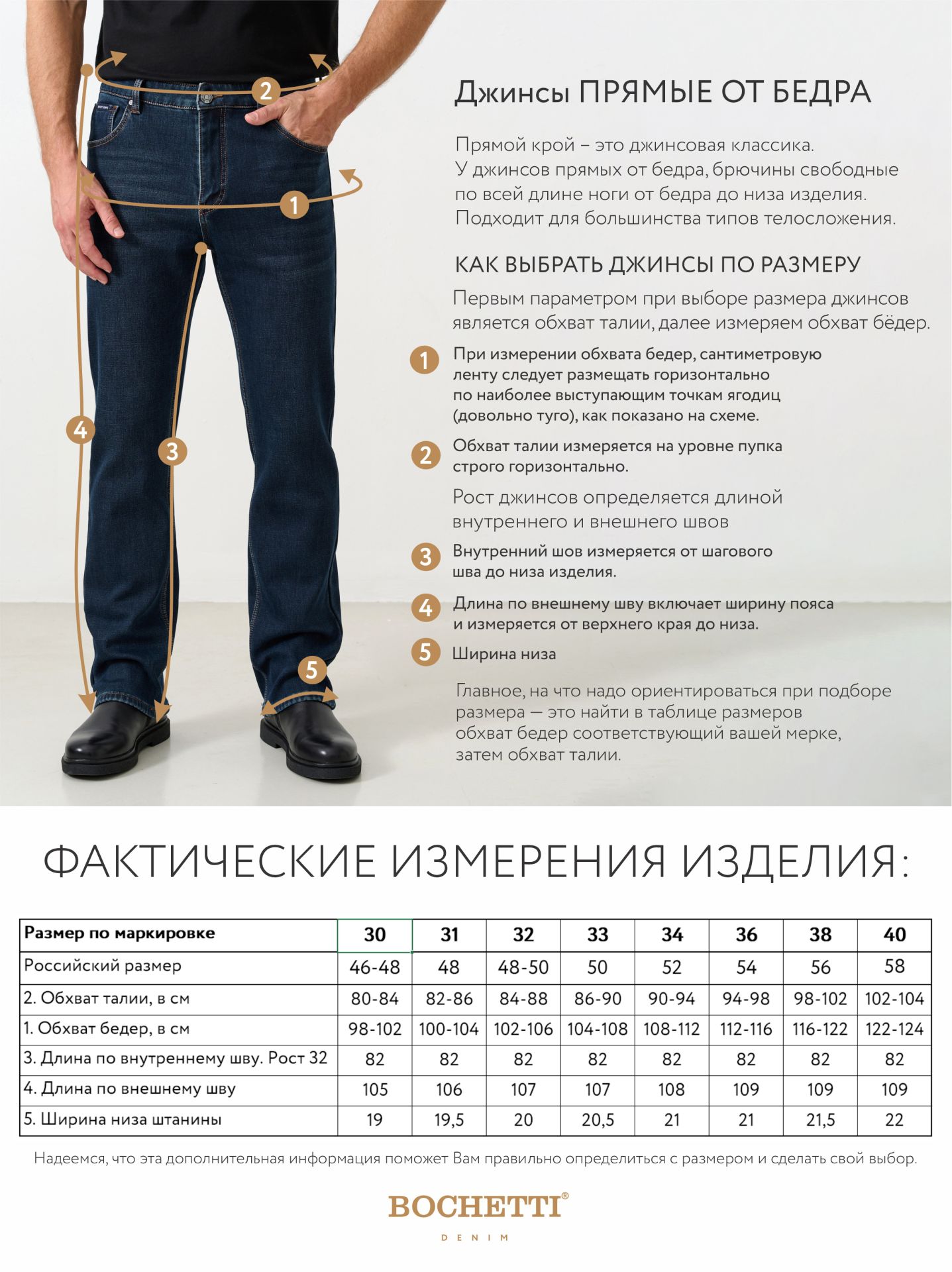 BOCHETTI CSS 7122C-169-F60 Темно-синий Джинсы мужские утепленные