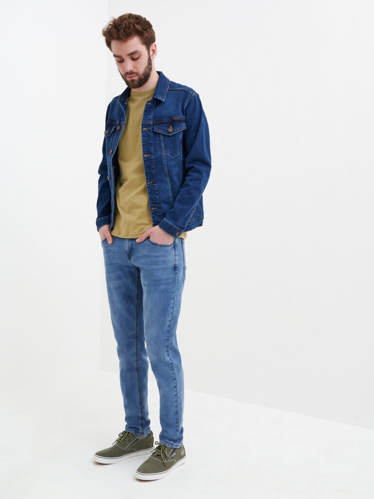 куртка мужская джинсовая синяя 3