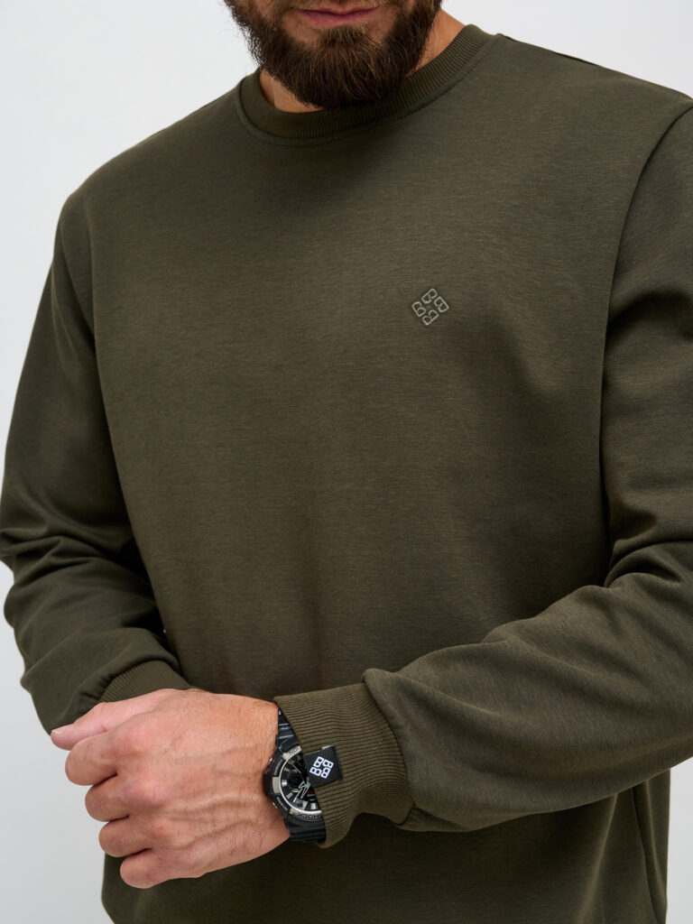 толстовка мужская хаки 3