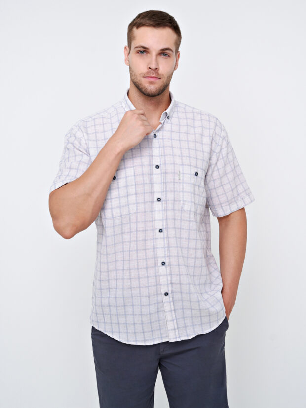 bochetti tca 6007 7552 x38 Бежевый Рубашка мужская