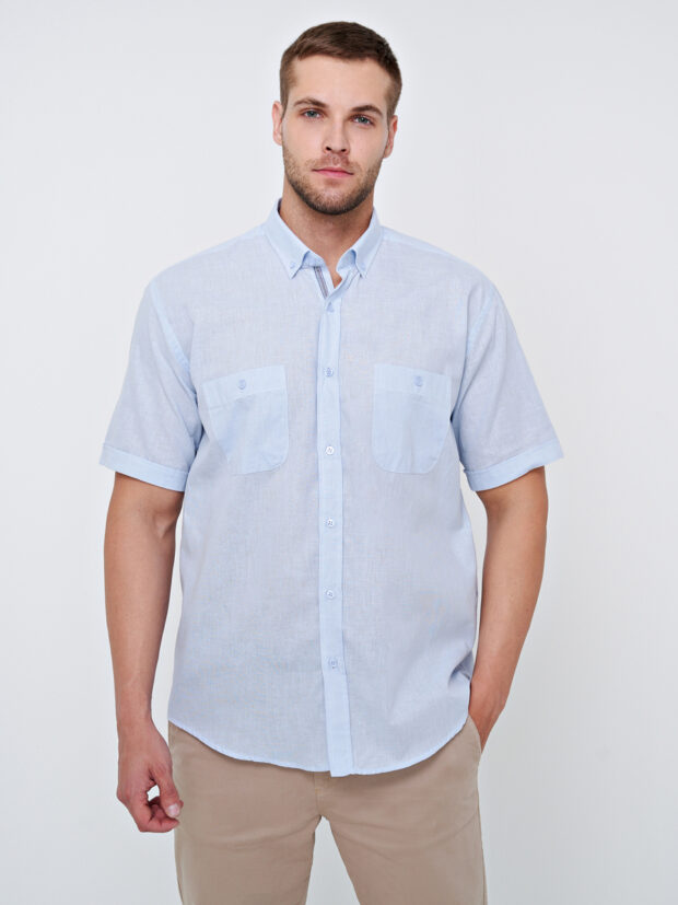 bochetti tca 6013 duzlila l16 Голубой Рубашка мужская