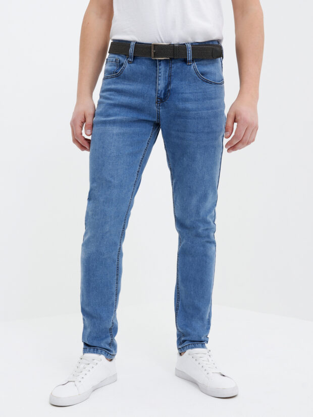 bochetti cmr 7033n 0919 v52 Голубой Джинсы мужские