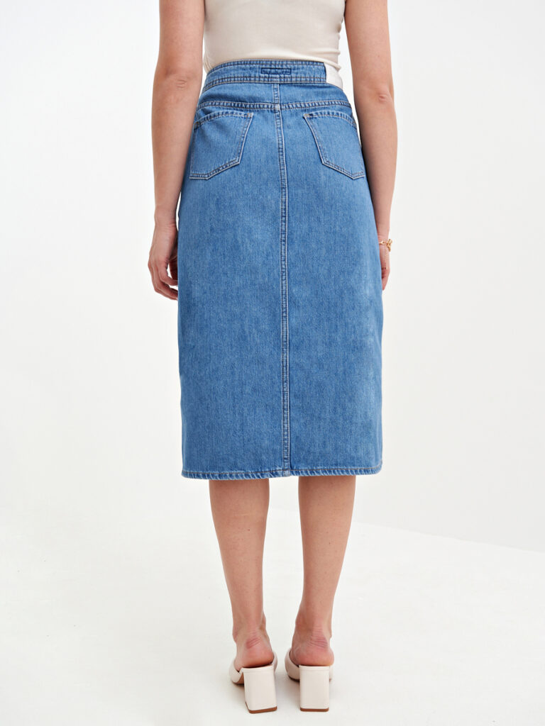 юбка джинсовая голубая 5