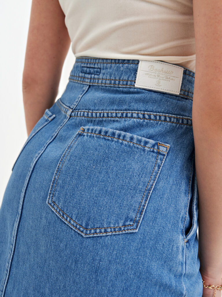 юбка джинсовая голубая 6