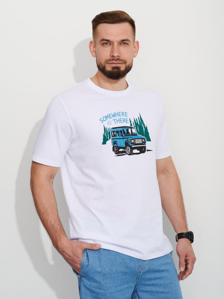 футболка мужская белая 3