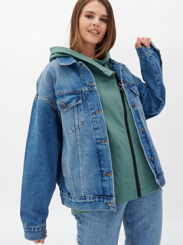 bochetti tmt 4006n 0935 v52 Синий Куртка женская джинсовая