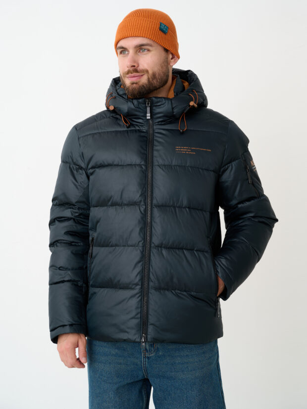 city savani ccs 88518 006 Темно зеленый Куртка мужская утепленная