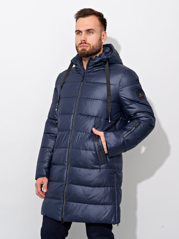 city savani ccs 82030 004 Синий Пальто мужское утепленное