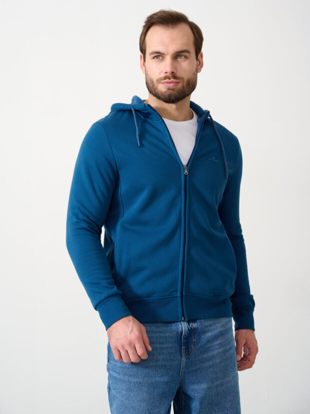jean piere 1337 indigo Синий Толстовка мужская