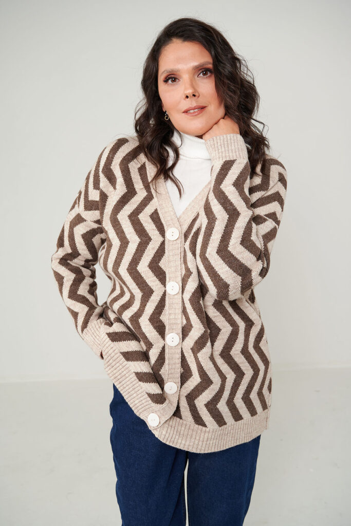 кардиган женский капучино 1