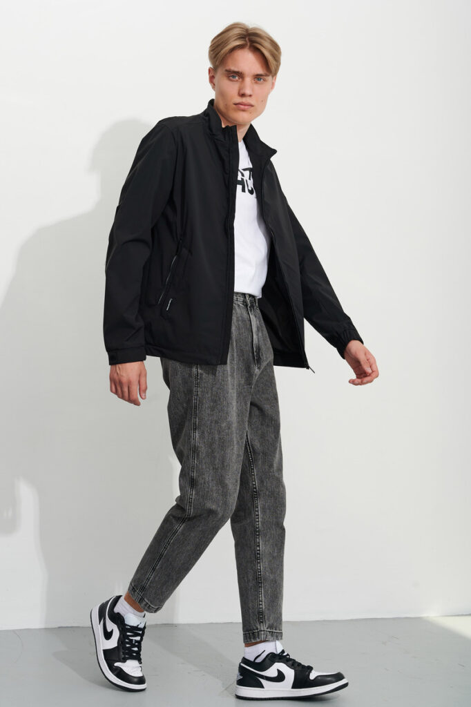 ветровка мужская черная 5