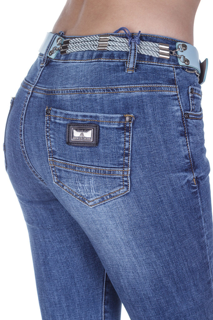 джинсы женские голубые 6