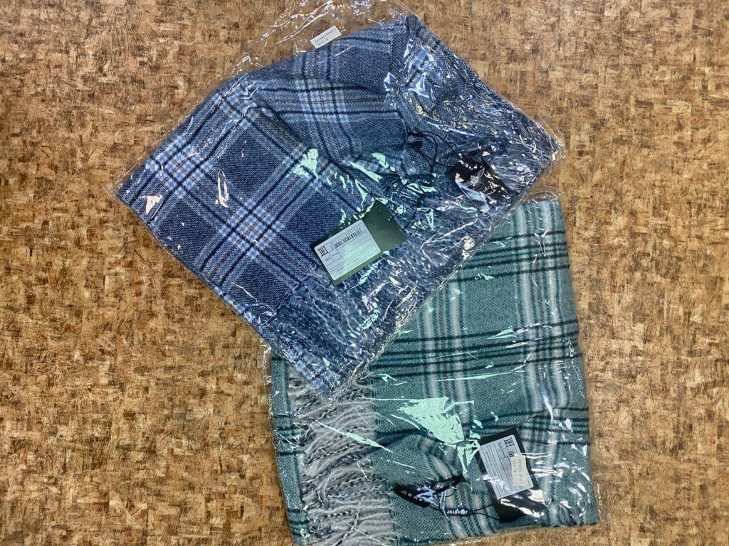 платок женский зеленый 1