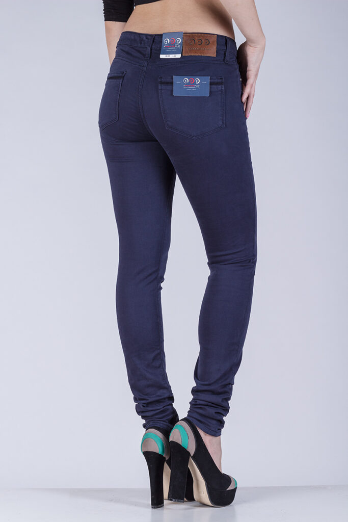 брюки женские синие 4