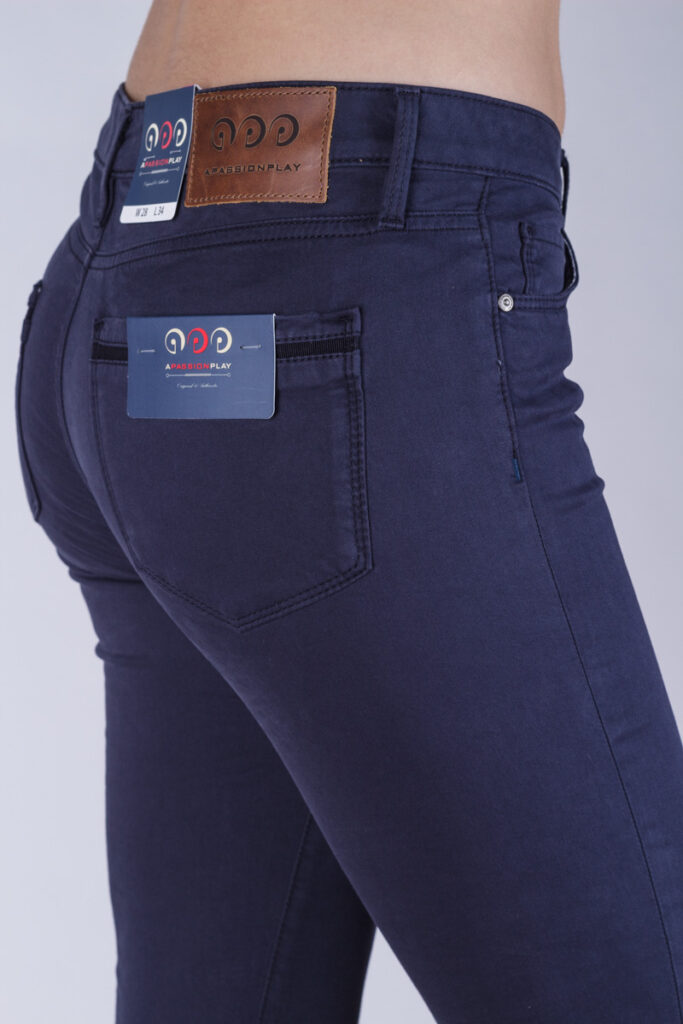 брюки женские синие 6