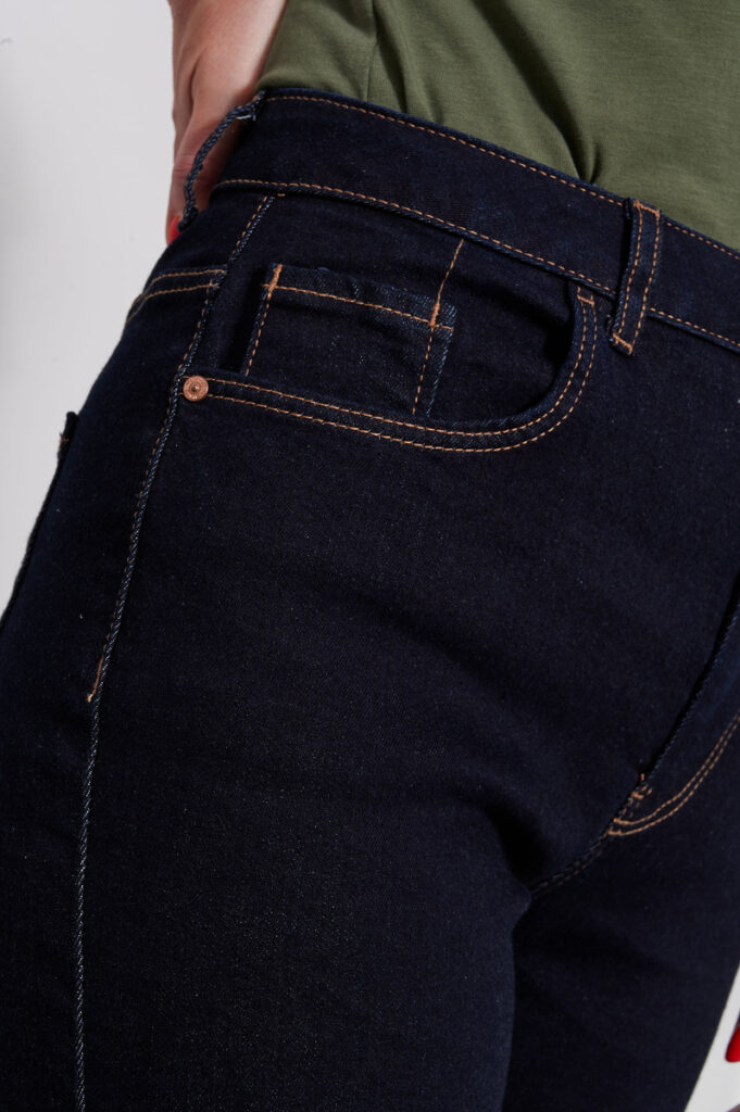 джинсы женские темносиние 7