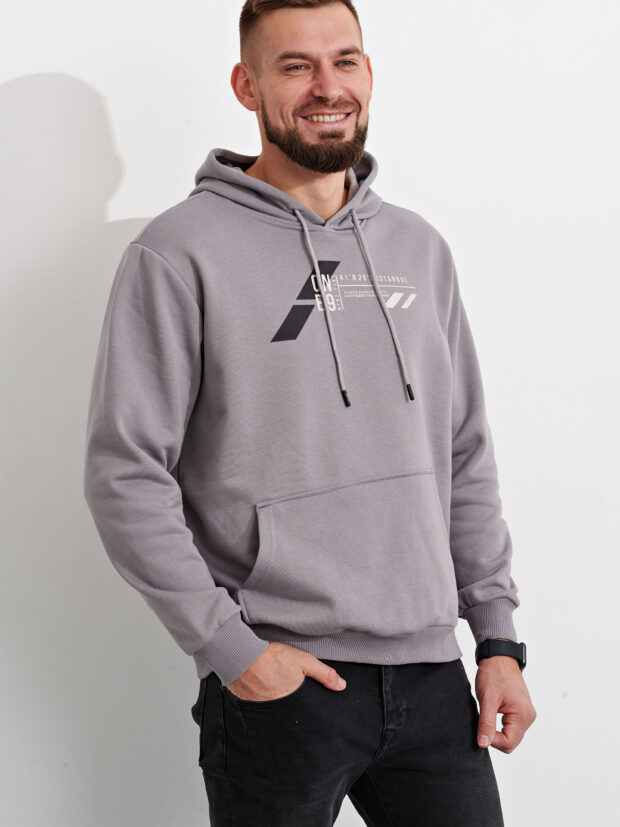 twister esw 1910 Серый Худи мужской