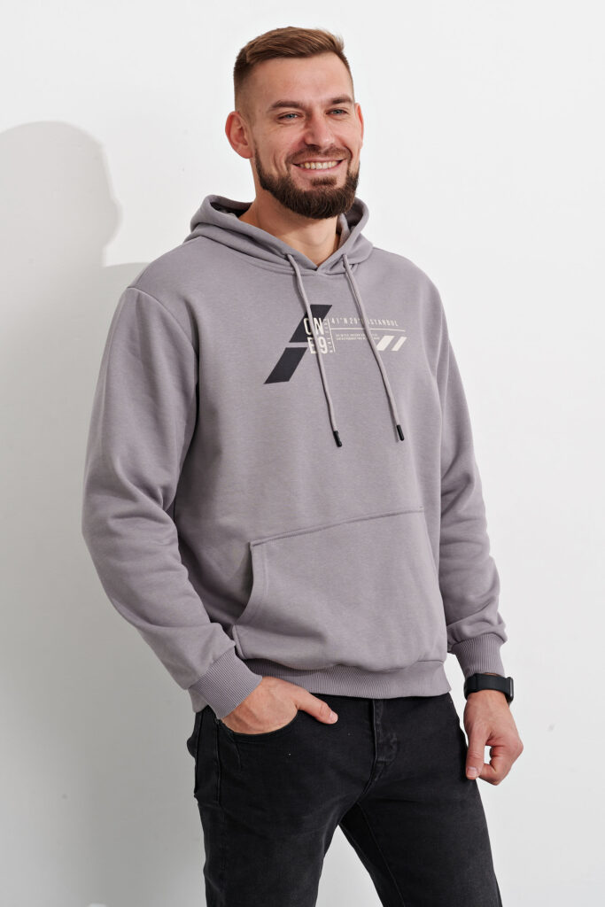 худи мужской серый 1