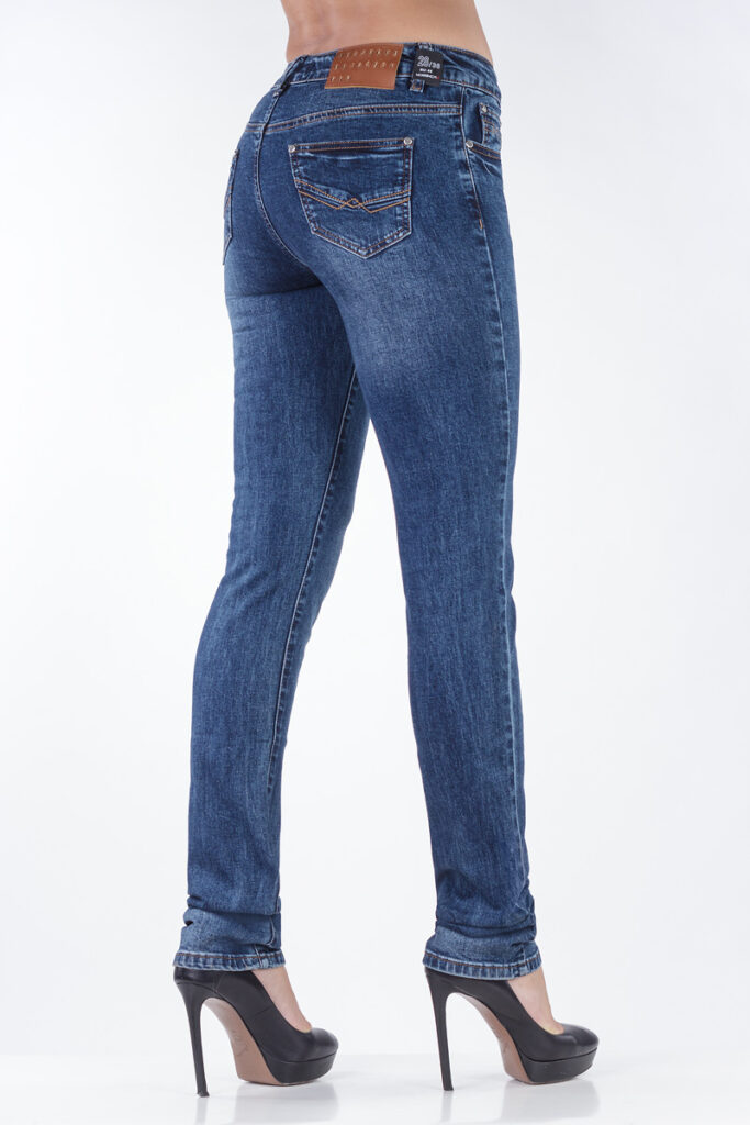джинсы женские синие 4