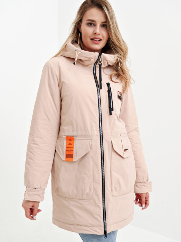 t.ycamille b 308 Бежевый Куртка женская демисезонная