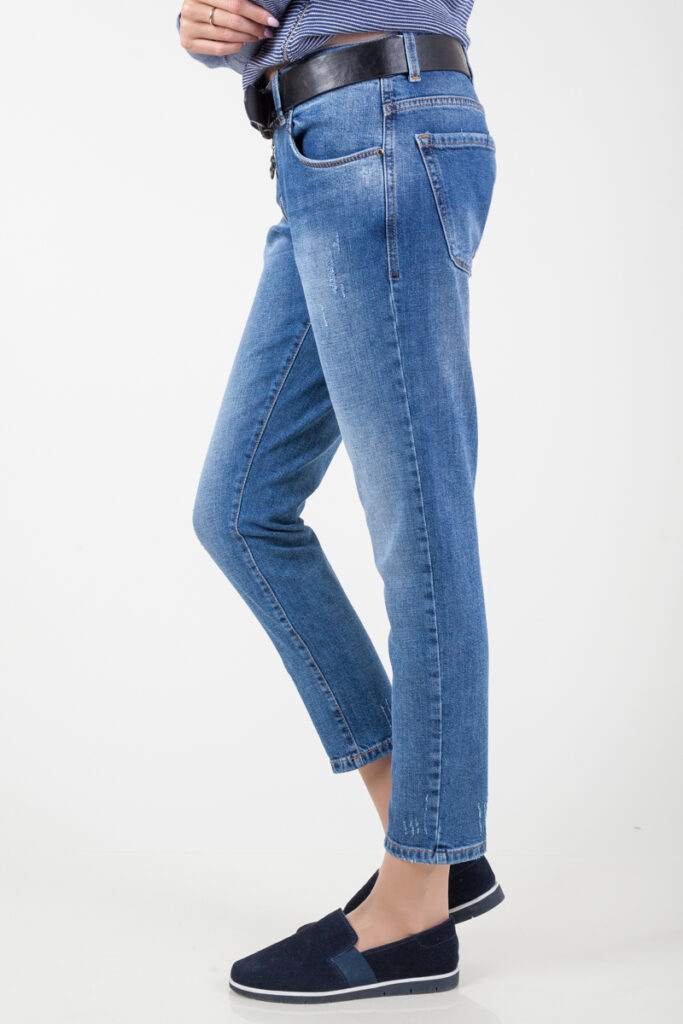 джинсы женские синие 4