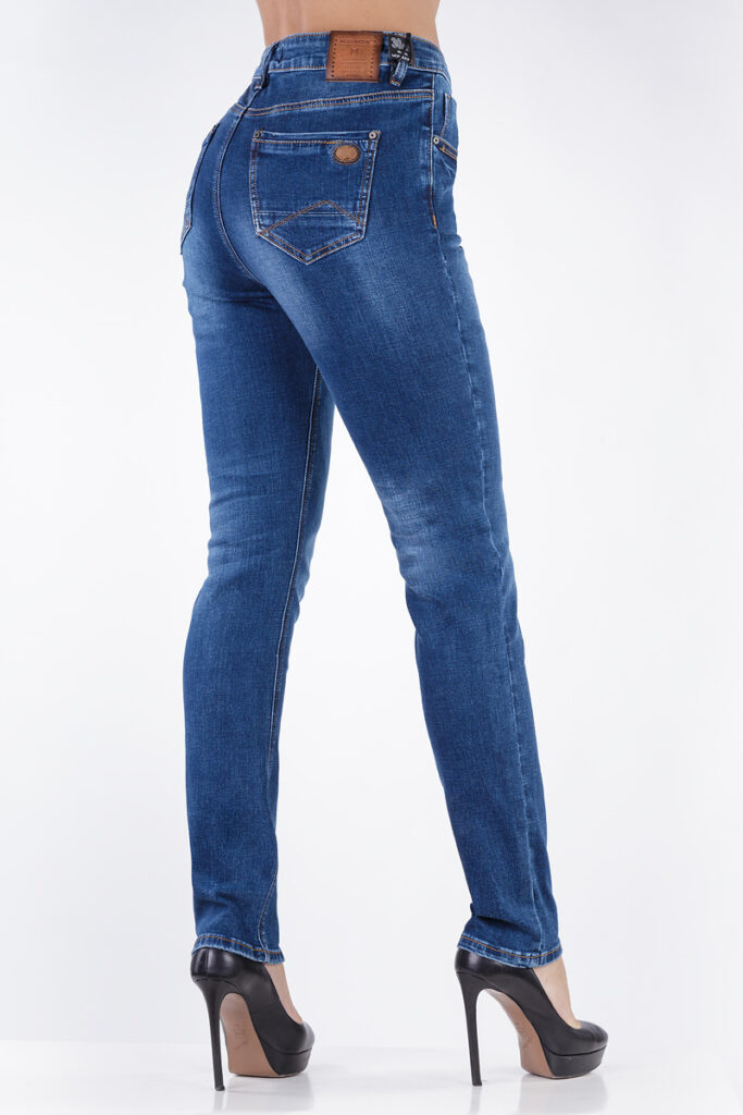 джинсы женские синие 4