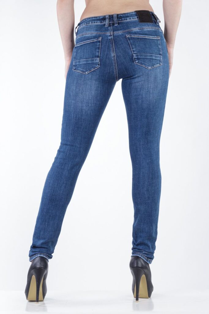 джинсы женские синие 4
