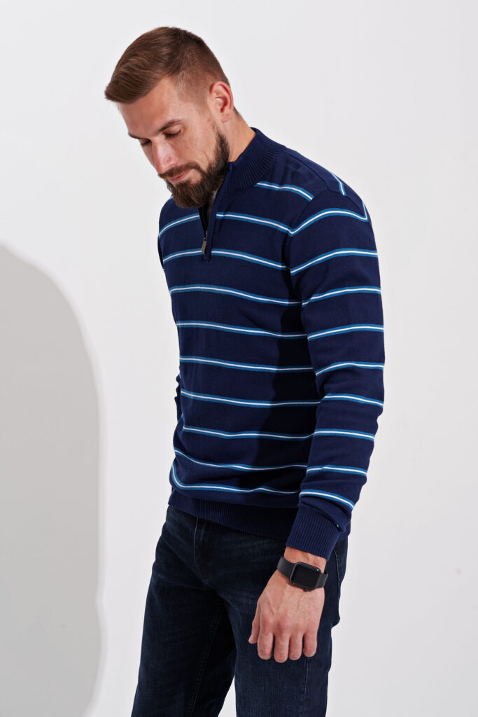 джемпер мужской темно-синий 3