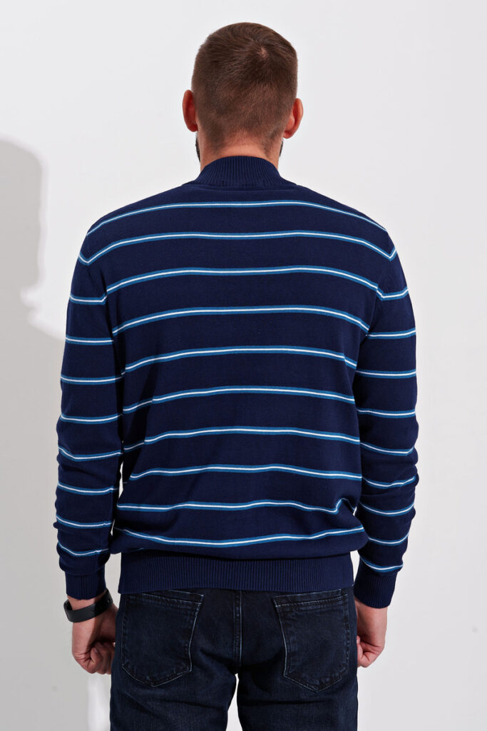 джемпер мужской темно-синий 5