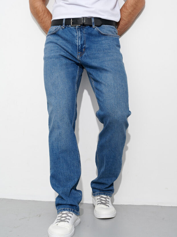 mtr 0053 leo 1064 blue Синий Джинсы мужские