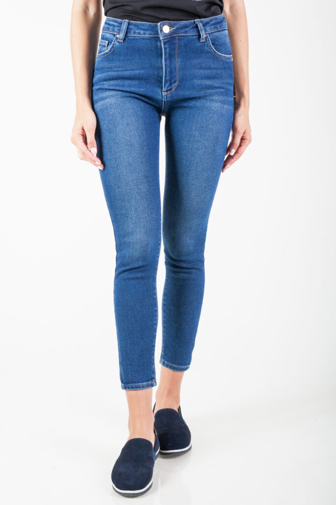 темно синие джинсы женские () 1