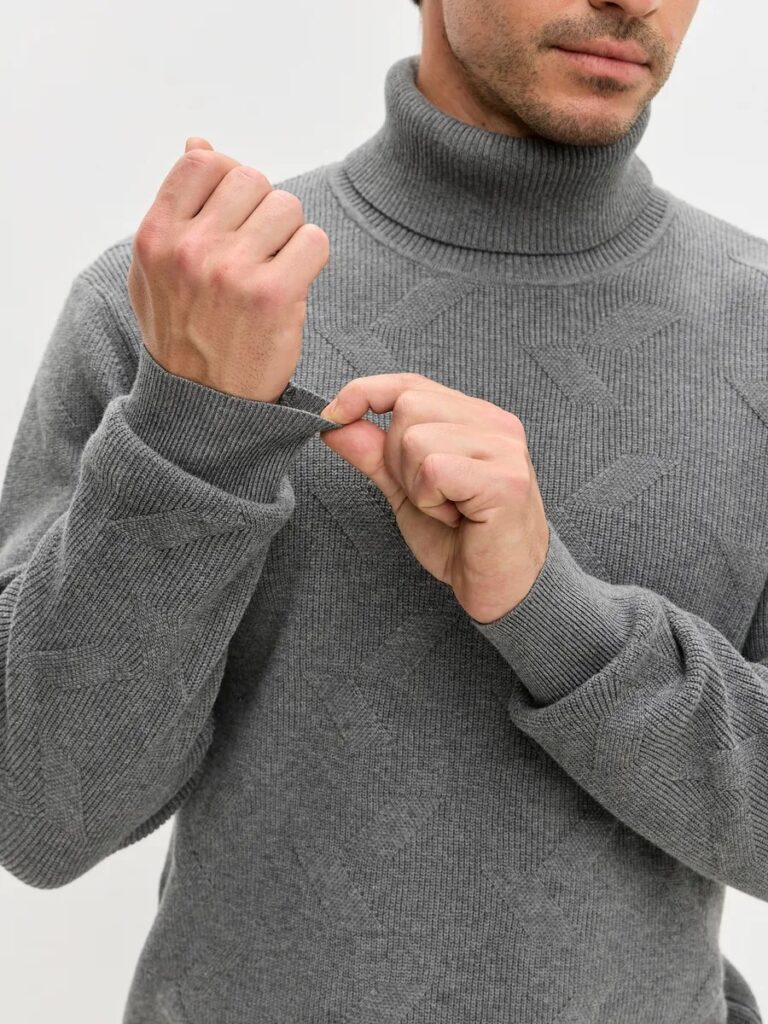 свитер мужской серый 3