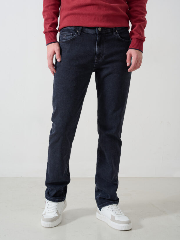 blk jeans md 8380 1115 318 black petrol Темно синий Джинсы мужские