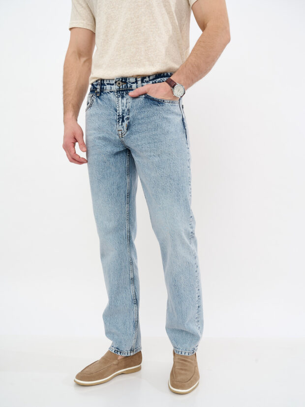 motor 7006 d266 w17 light blue Светло синий Джинсы мужские