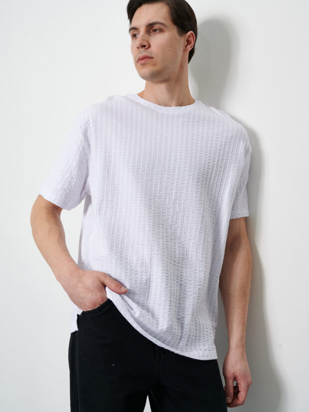 electra 40001 Белый Футболка мужская