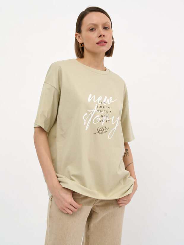 primm p412 06 814 beige Бежевый Футболка женская