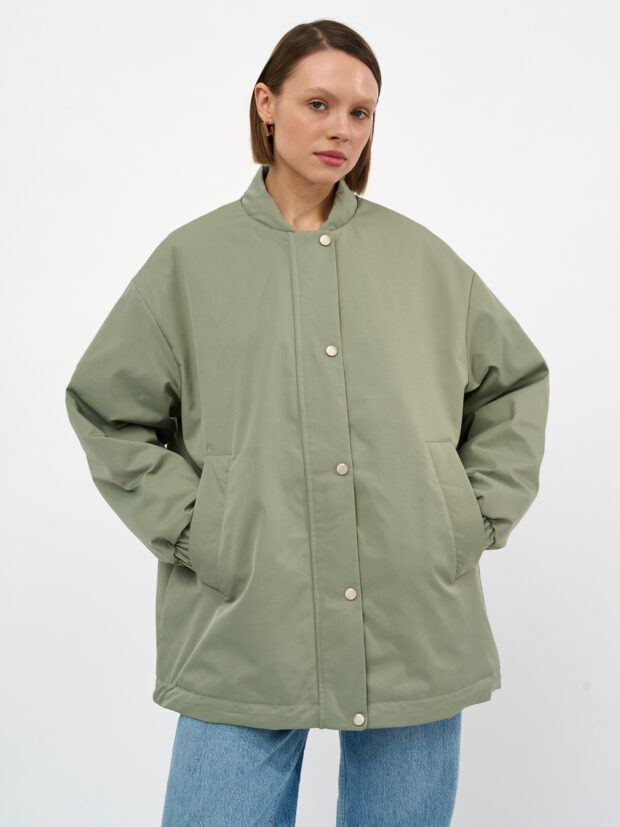kazarina 24ss 6621m Мятный Куртка женская демисезонная