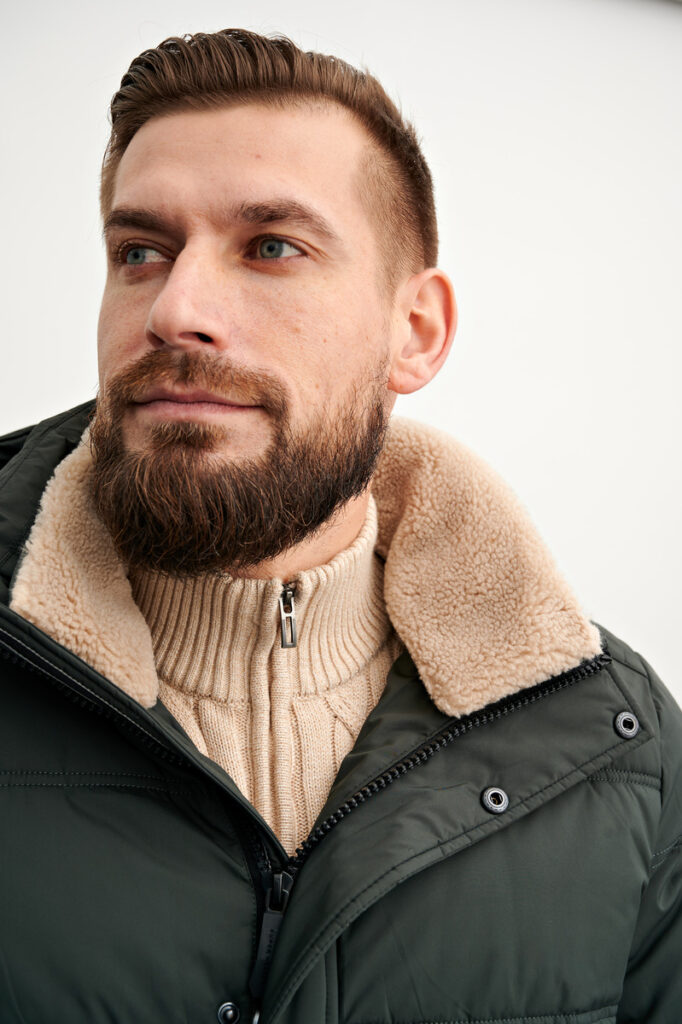 куртка мужская утепленная хаки 8