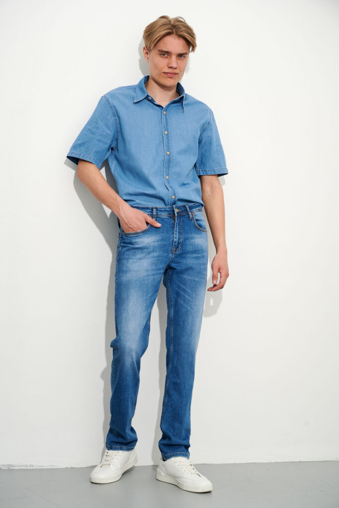 джинсы мужские синие 2