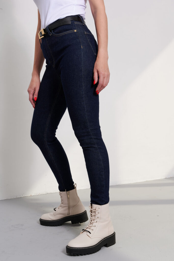 джинсы женские темно-синие 3