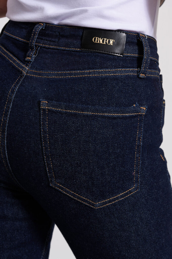 джинсы женские темно-синие 7