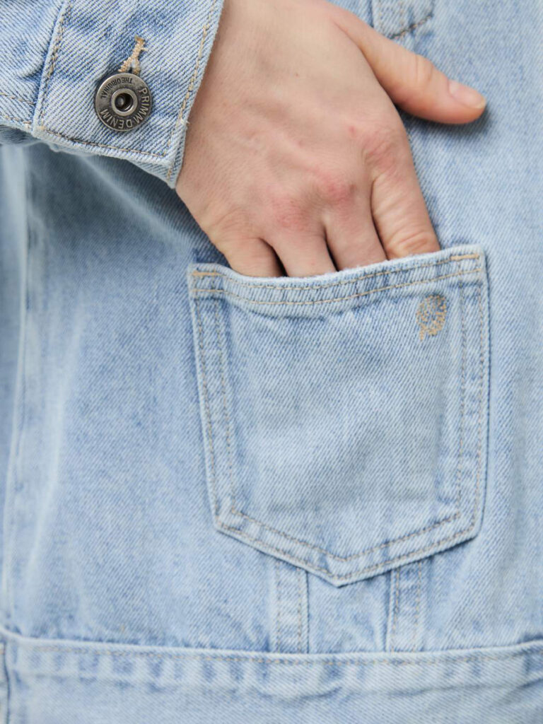 куртка женская джинсовая голубая 2