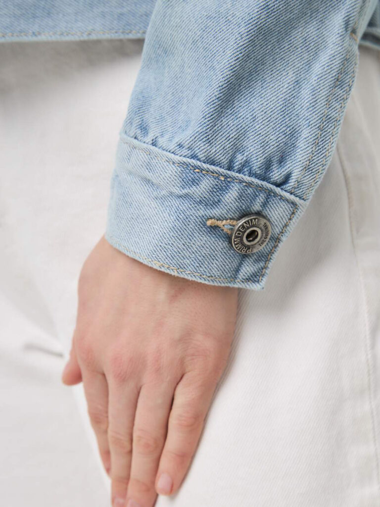 куртка женская джинсовая голубая 6