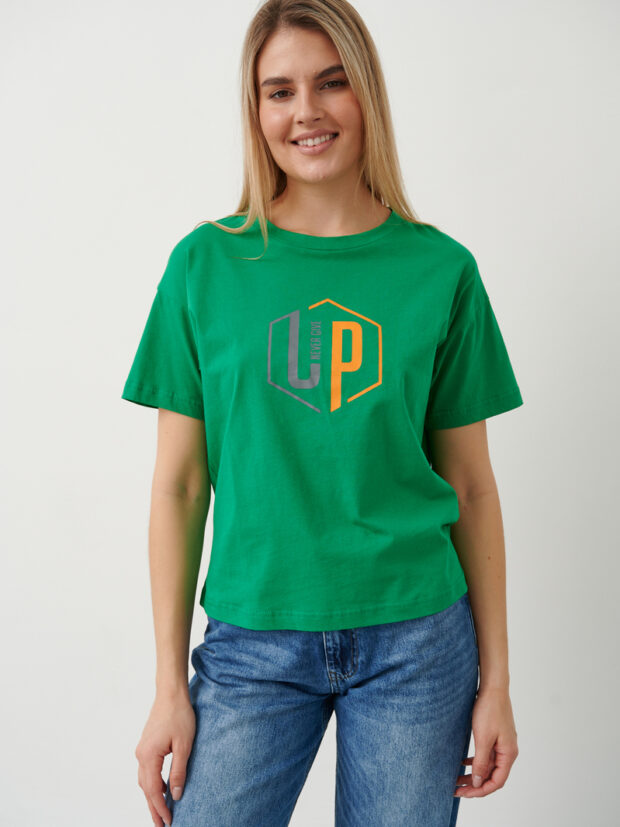 vigoss 13566 03629 v0009 Зеленый Футболка женская