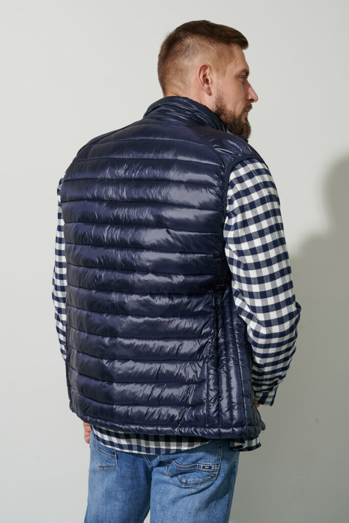 жилет мужской синий 5