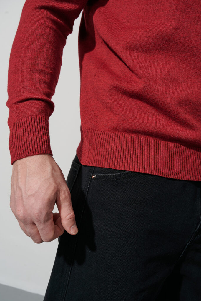 джемпер мужской красный 5