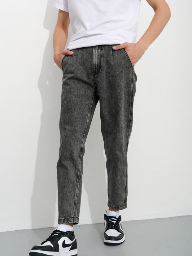 fine joyce f2108 2 grey Серый Джинсы мужские