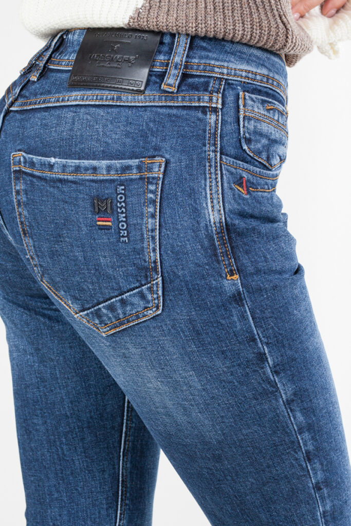 джинсы женские темно-синие 5