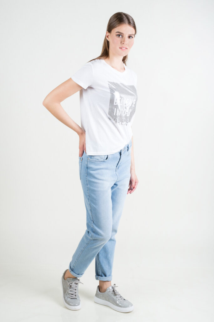 светло #; голубые джинсы женские() 2