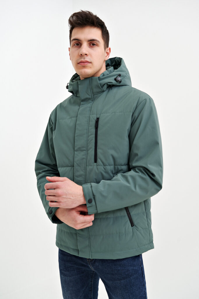 куртка мужская демисезонная фисташковая 2